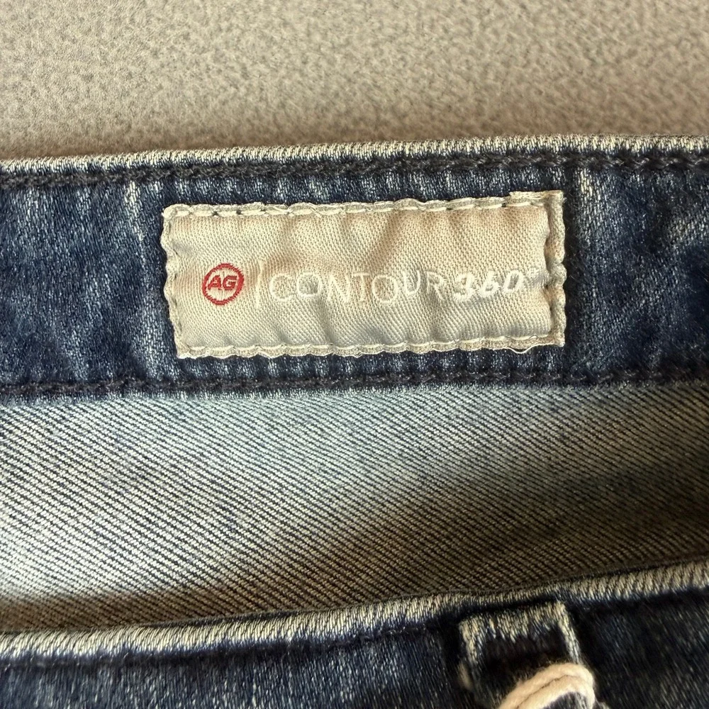AG Adriano Goldschmied Legging Ankle Jeans Womens 32 Blue Contour 360 Skinny